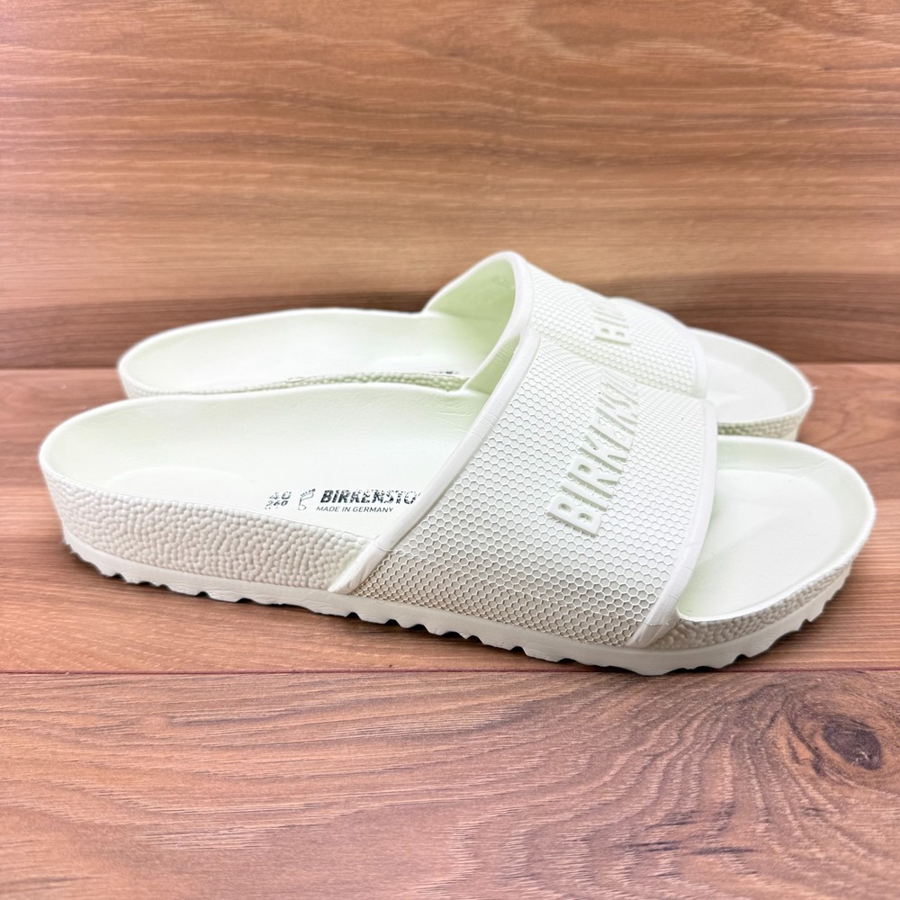 Birkenstock Eva Barbados Slides 9 W EU 40 Green Rubber Sandals Vacation Resort